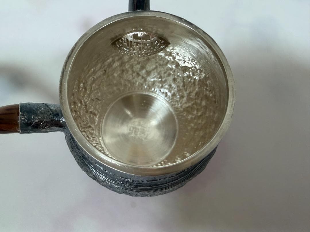 純銀製 横手急須 銀瓶 煎茶道具