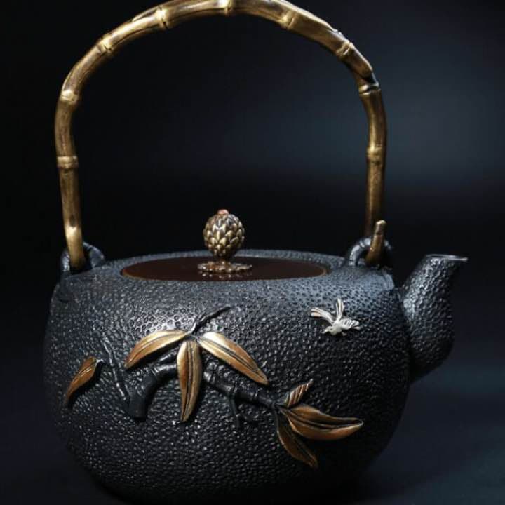 鉄器 急須 伝統工芸 手作り 鉄分補給 鉄瓶　SY-010