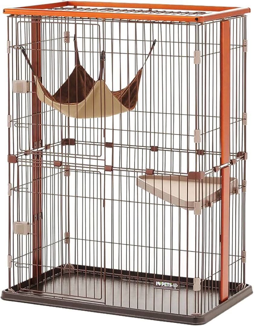 ボンビアルコン (Bonbi) ウッドワンサークルキャット 2段タイプ