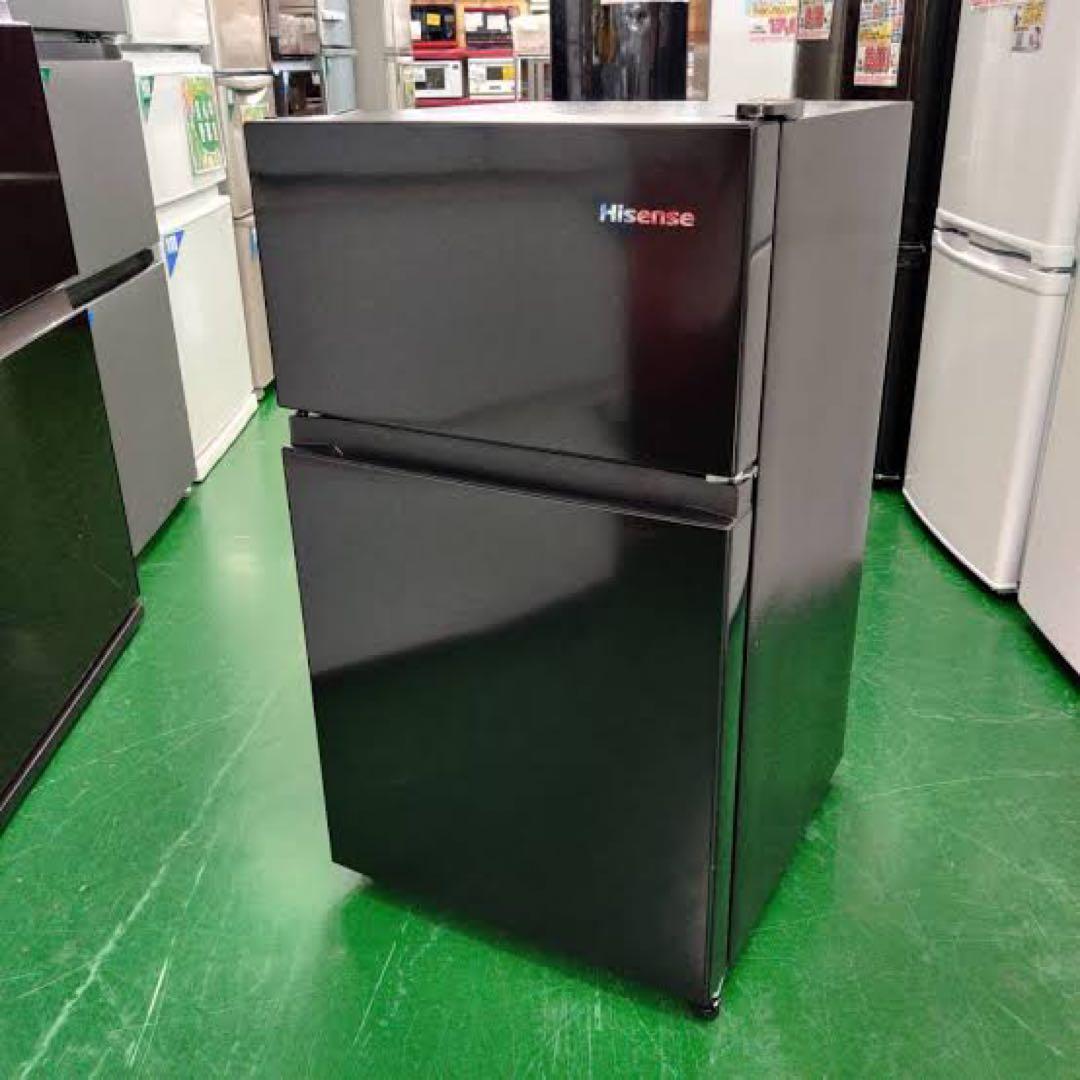 2023年製　ハイセンス 冷蔵庫 87L 右開き HR-K91HB 2ドア
