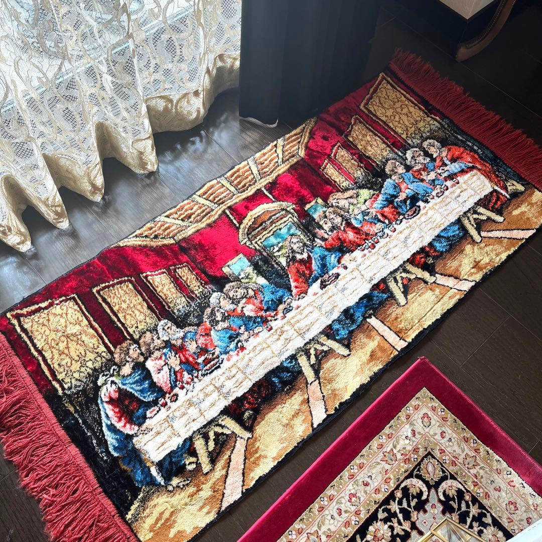 49×101 最後の晩餐 Last Supper タペストリー ラグ