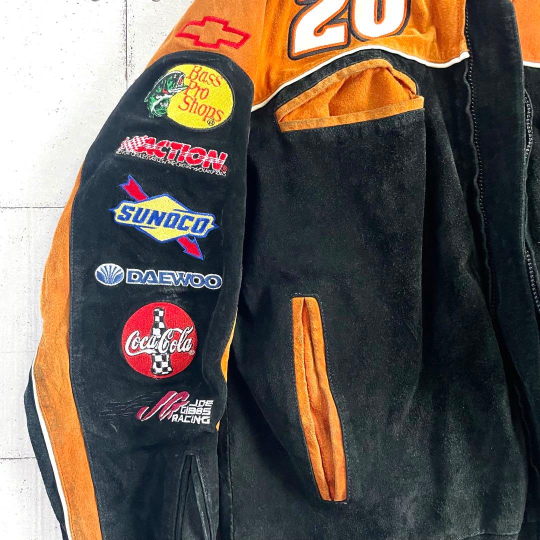 【WILSONS LEATHER】90s NASCAR レーシングジャケット M