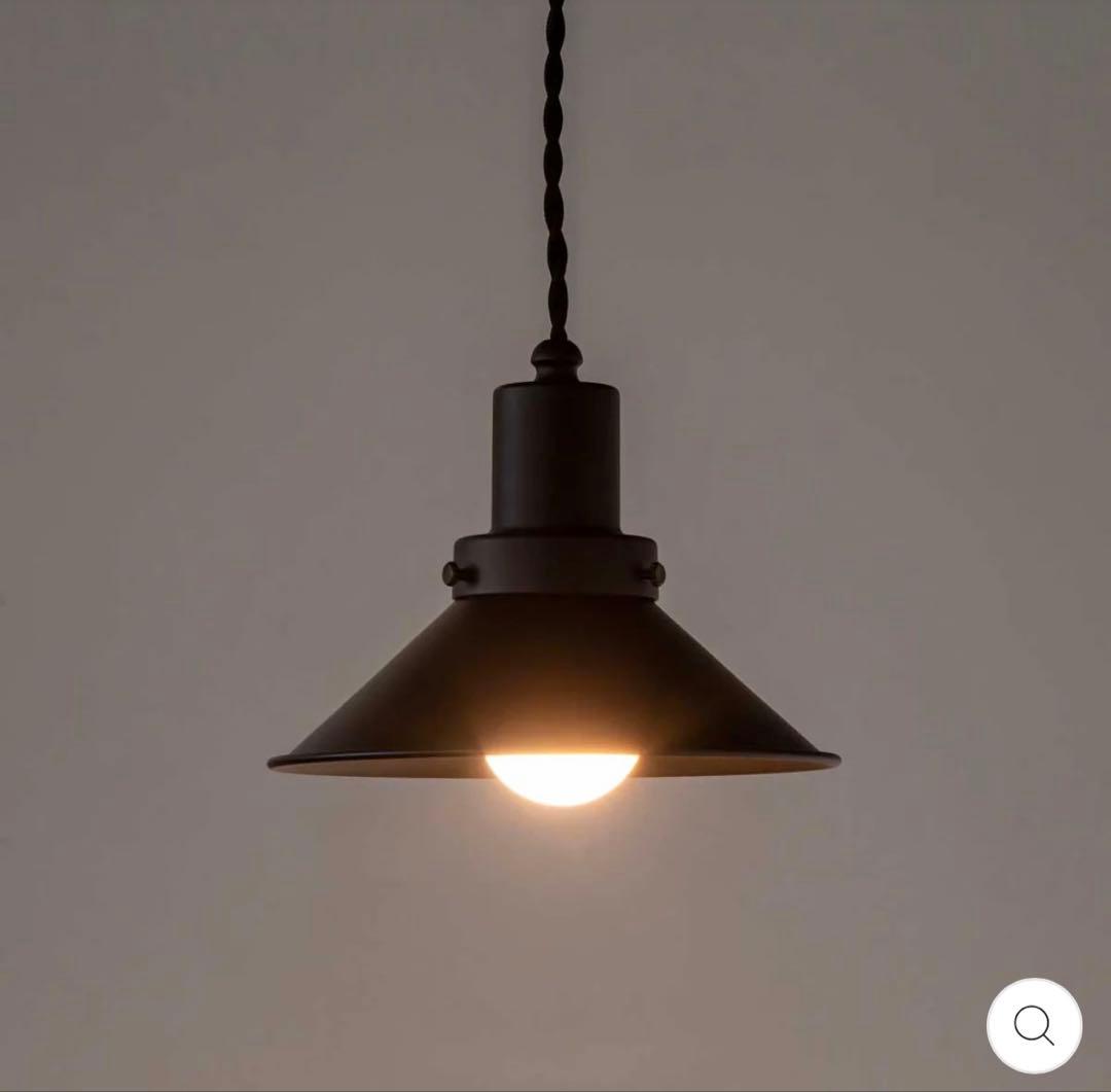 【極美品】KANADEMONO ペンダントライト マットブラックPDL-609