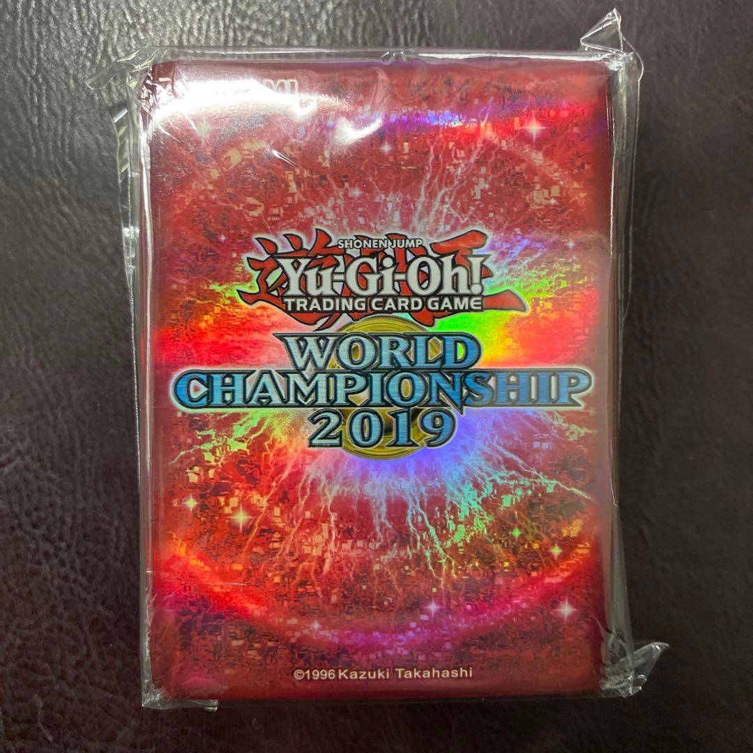 遊戯王　公式　スリーブ　WCS 2019 赤　レッド　100枚　未開封