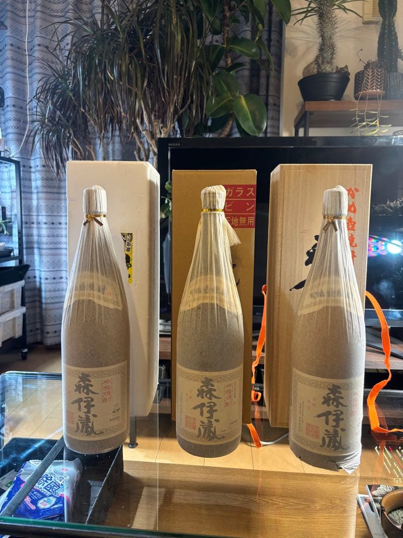 森伊蔵 3本セット 木箱入り1本 焼酎①