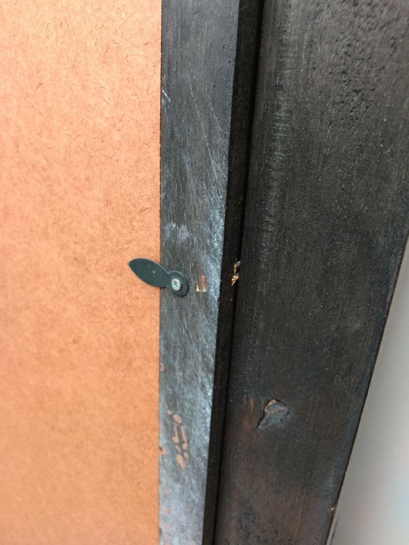 未使用　エスアンドエフ　S&F　高級輸入額縁　半切　アンティーク　ブラウン　A