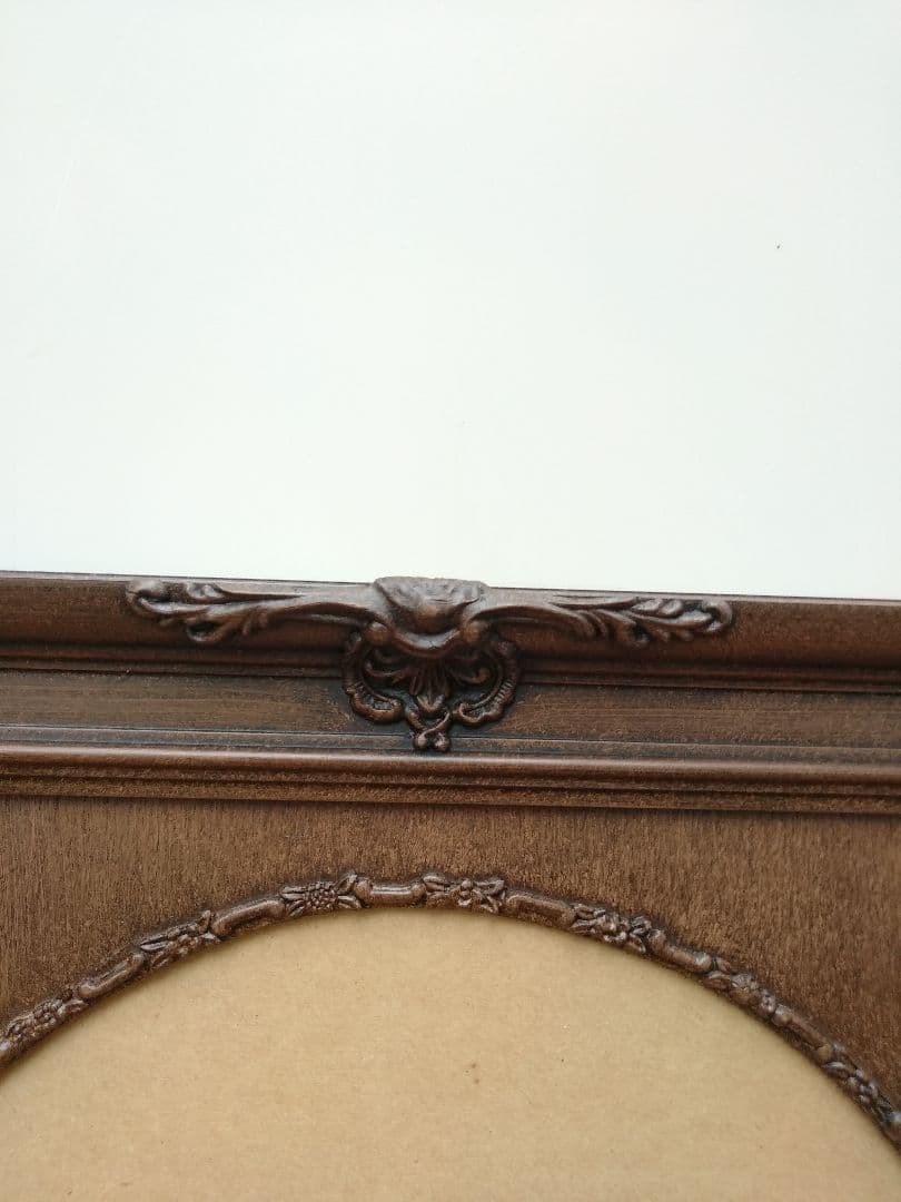 未使用　エスアンドエフ　S&F　高級輸入額縁　半切　アンティーク　ブラウン　A