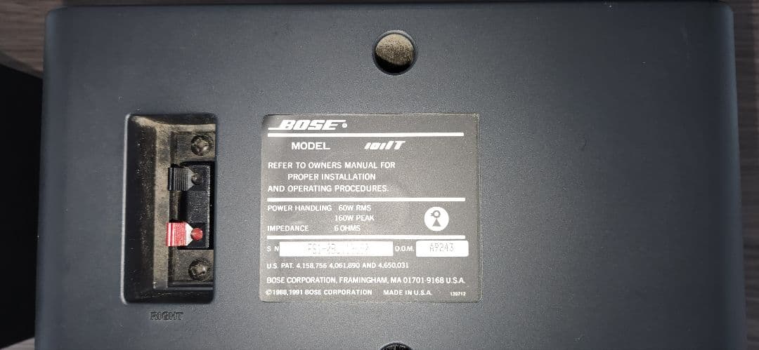 BOSE 101IT イタリアーノ made in USAモデル
