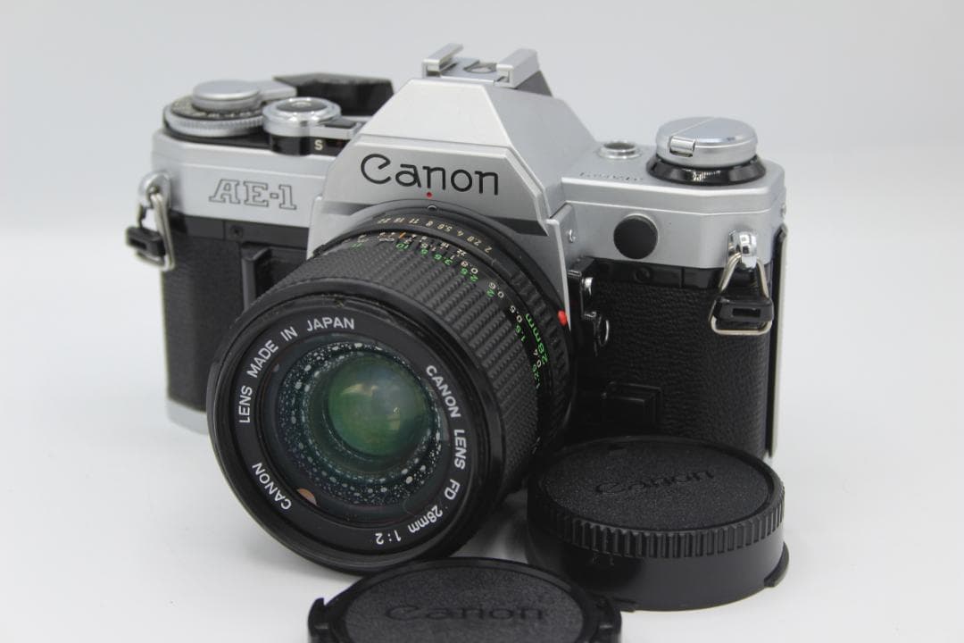キャノン canon AE-1 レンズ FD 28mm 2 フィルムカメラ