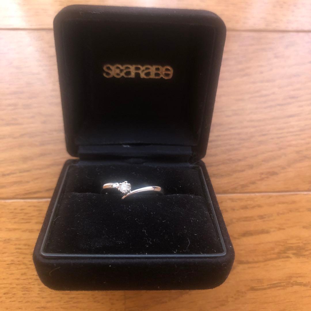 pt900 ダイヤモンド指輪