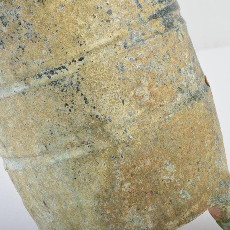 中国　漢緑釉　銀化　穀物倉　C　9229