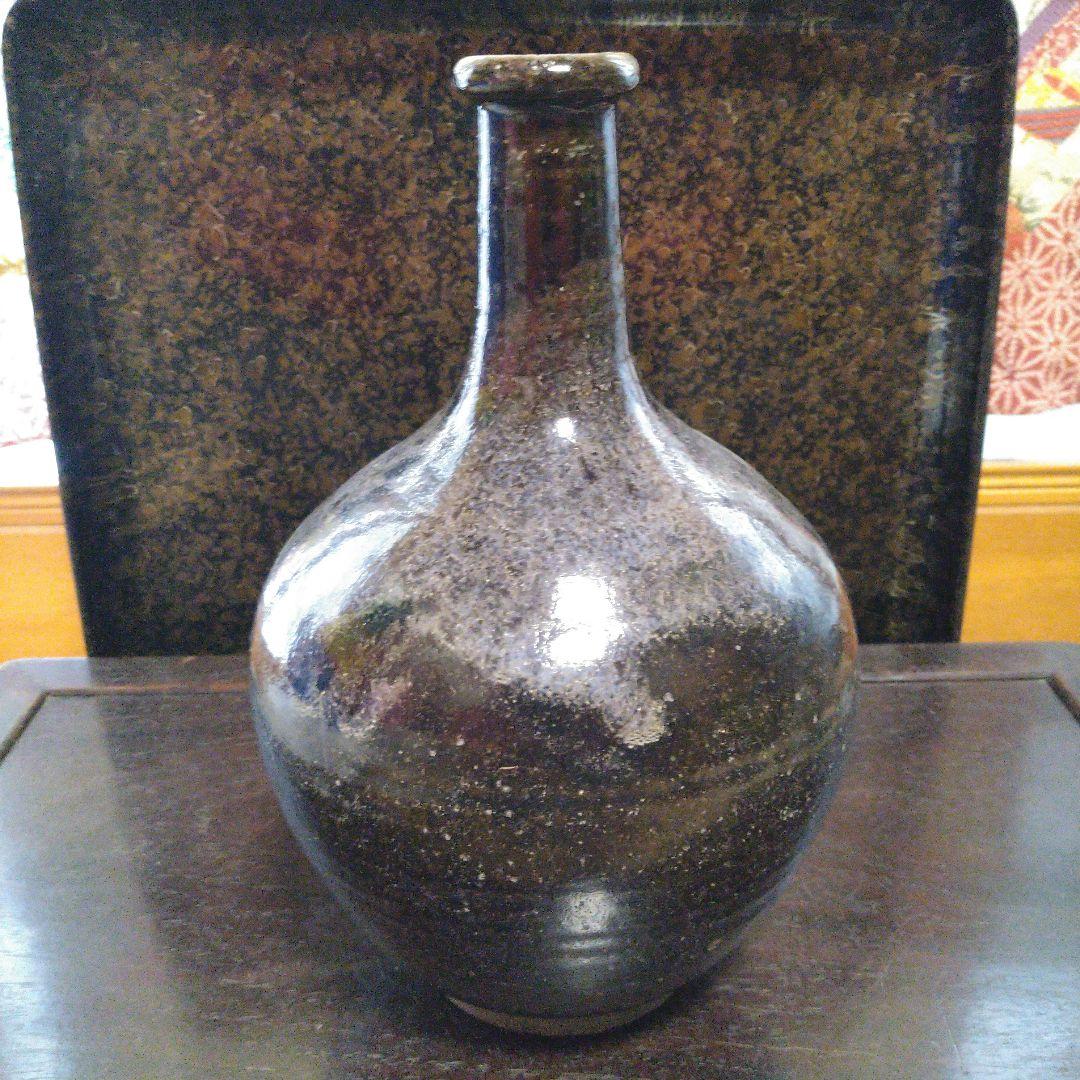 NO355 鍛冶町焼　徳利　岩手県