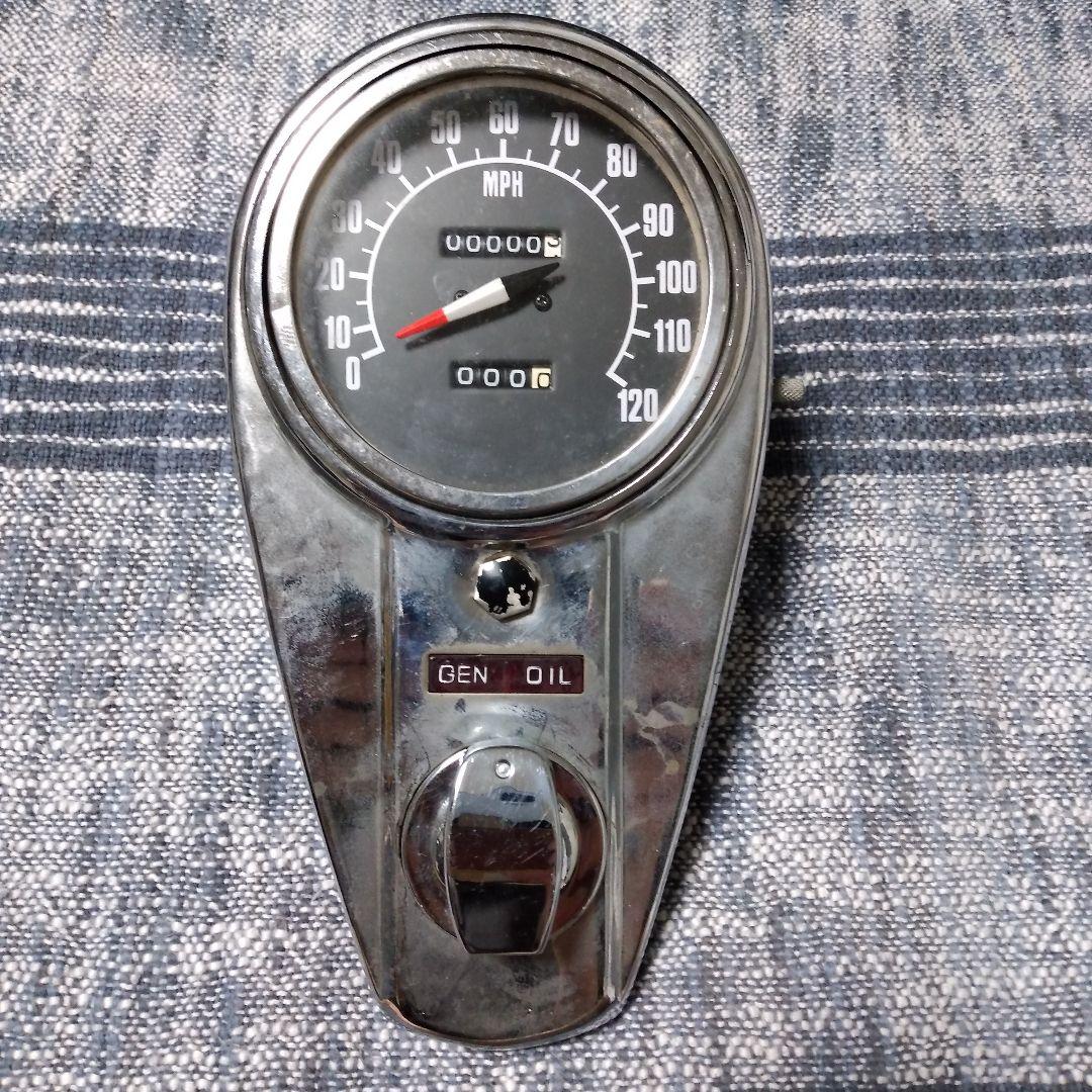 ☆ハーレーメーター☆スロットメーターダッシュ☆2ライト☆パン☆ショベル☆エボ☆