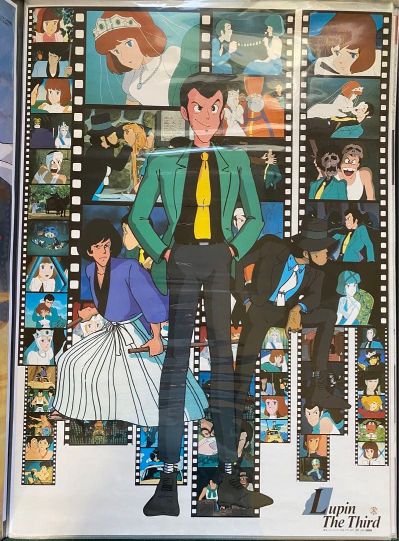 【激レア】カリオストロの城　ルパン　ポスターA　宮崎駿　B2サイズ