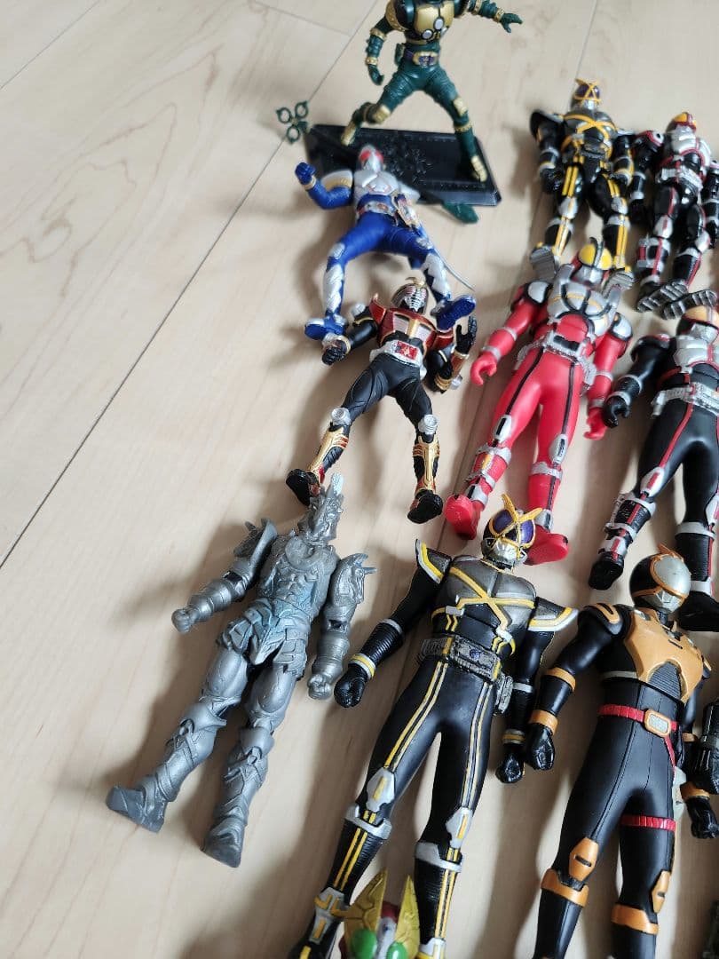 仮面ライダー可動式 ソフビ フィギュアまとめてセット