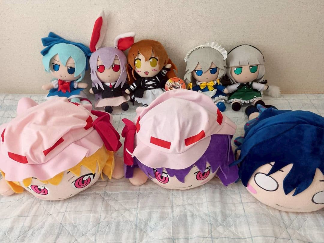 東方ぬいぐるみセット+園田海未(おまけ)　2点タグあり