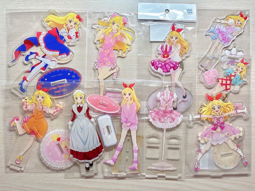 最終値下げ アイカツ 星宮いちご アクリルスタンド アクセサリースタンド