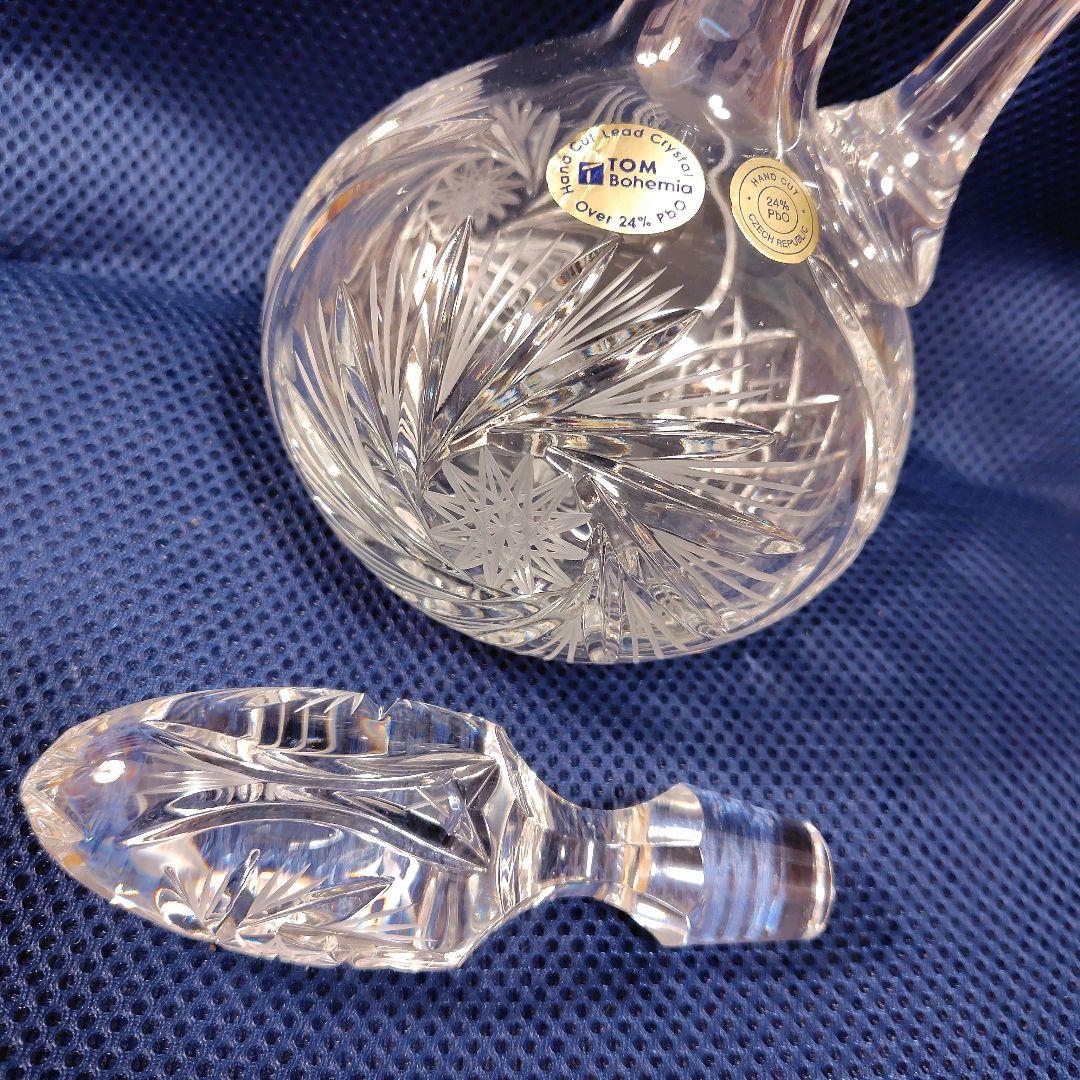 トムボヘミアンクリスタル TOM 水差し チェコ 食器 蓋付き