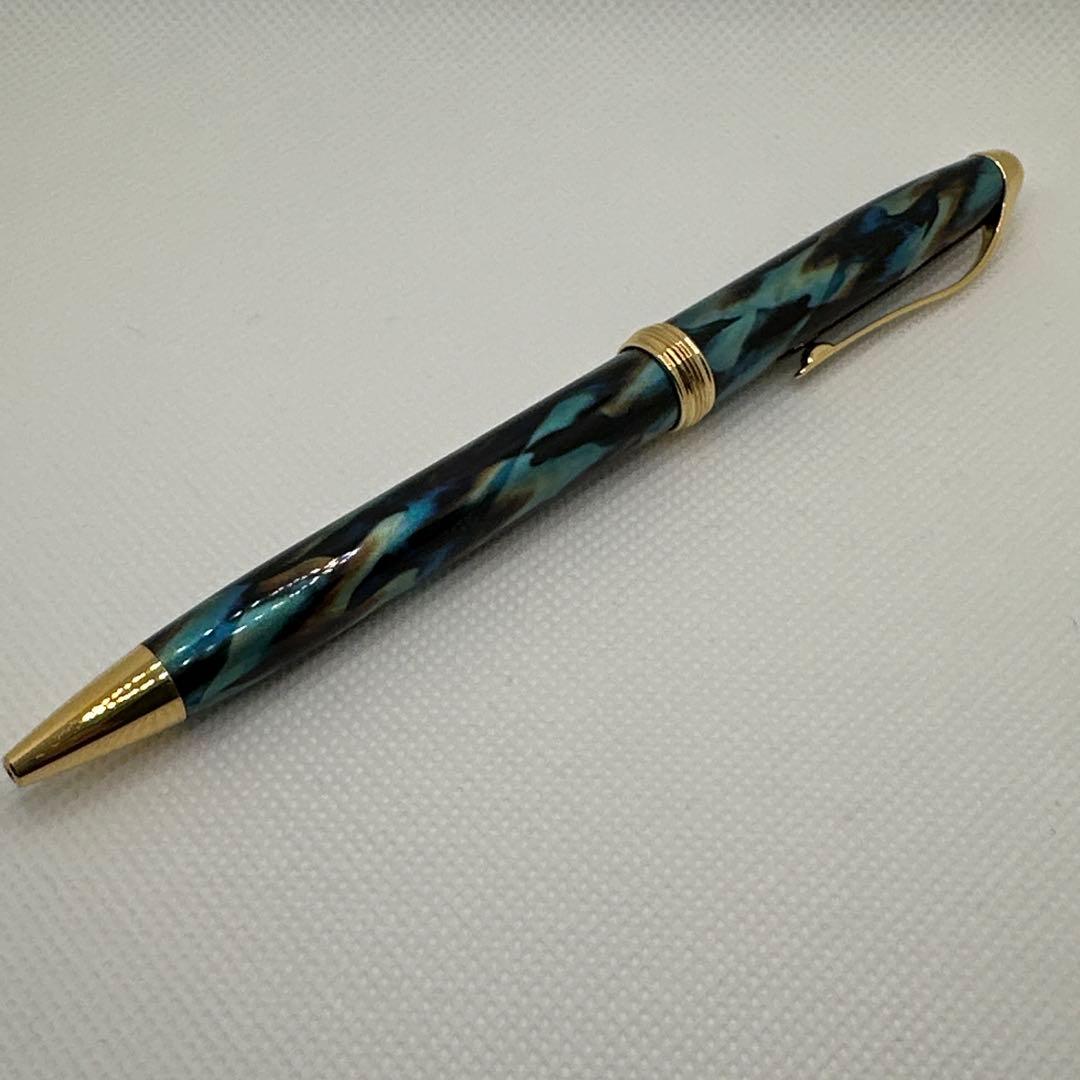 cross ピナクル ピーコックブルー ボールペン