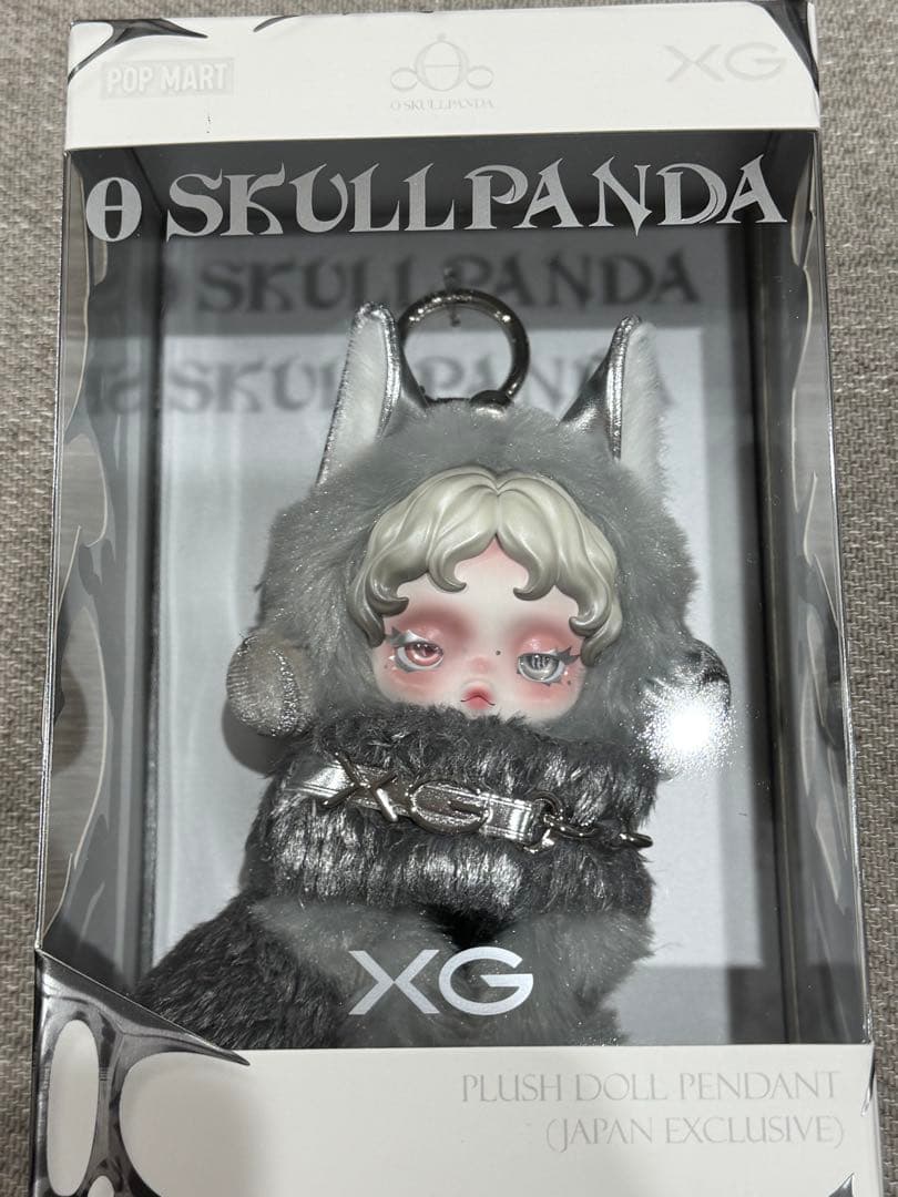 【即日発送可】POPMART XG スカルパンダ ぬいぐるみペンダント