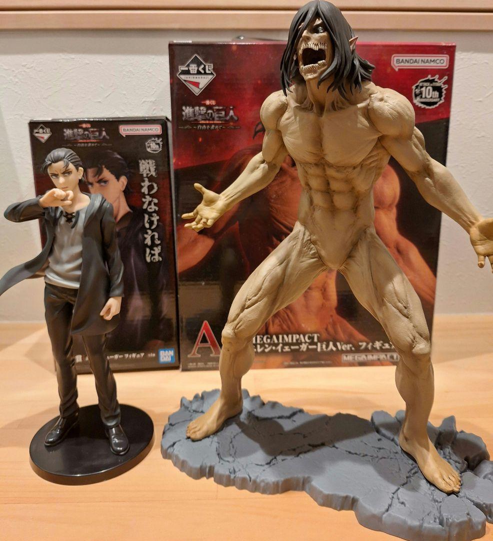 一番くじ 進撃の巨人 A賞 B賞　エレン フィギュア