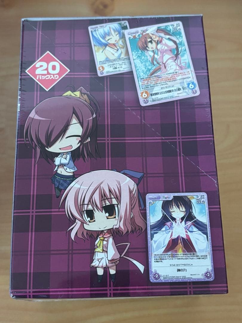 chaos tcg ゆずソフト　天神乱漫＆のーぶる☆わーくす 未開封 BOX