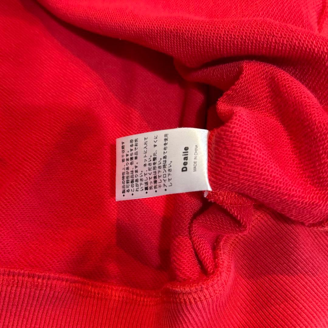 トップス Deaile Hoodie red M size