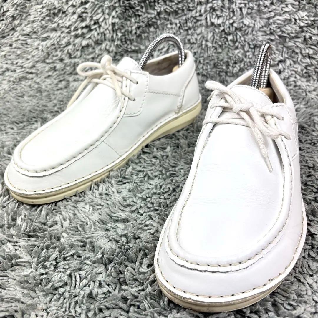 美品 ビルケンシュトック パサデナ 40 26cm 白 ホワイト レザー