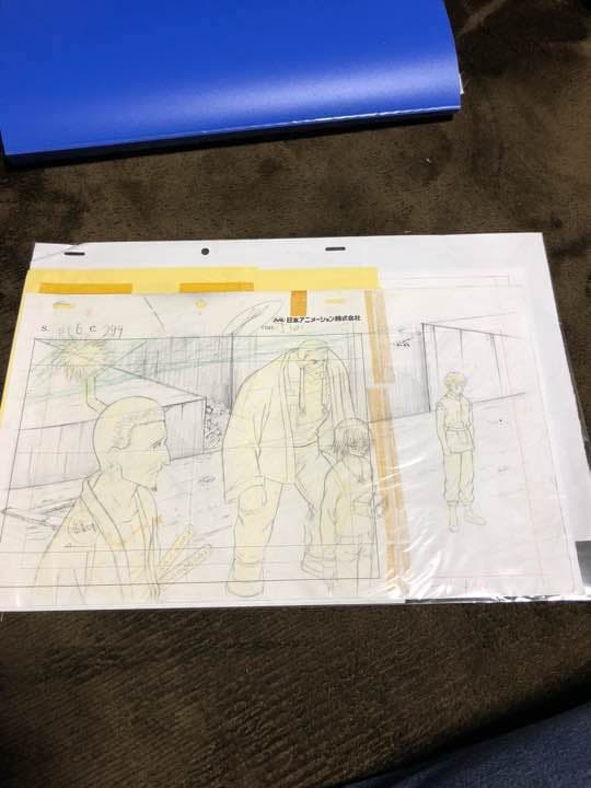 ハンターハンター　幻影旅団メンバー4人　直筆原画