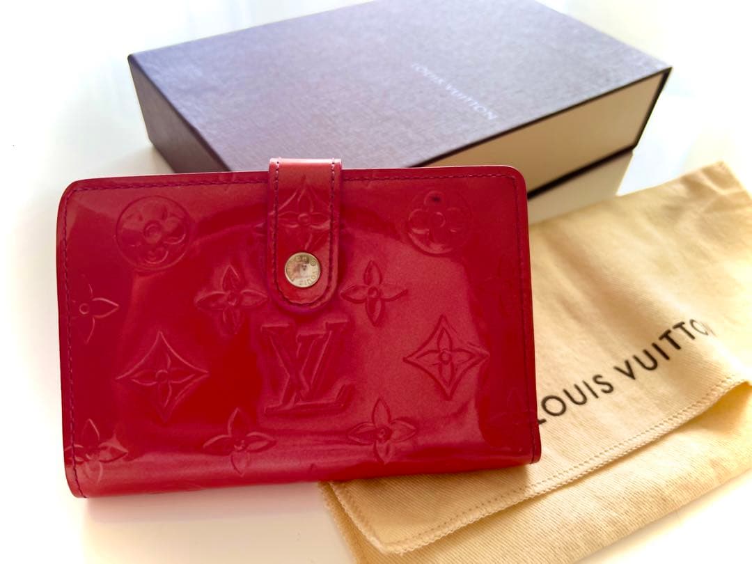 美品！ルイヴィトン　ヴェルニ　ポルトフォイユ　ヴィエノワ　がま口財布