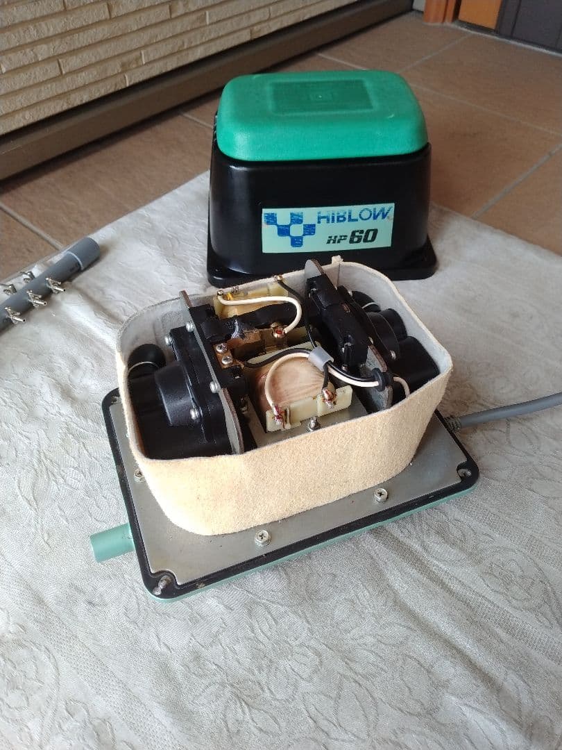 【テクノ高槻（HP-60HT）60L】387　エアポンプ　ブロワー　浄化槽