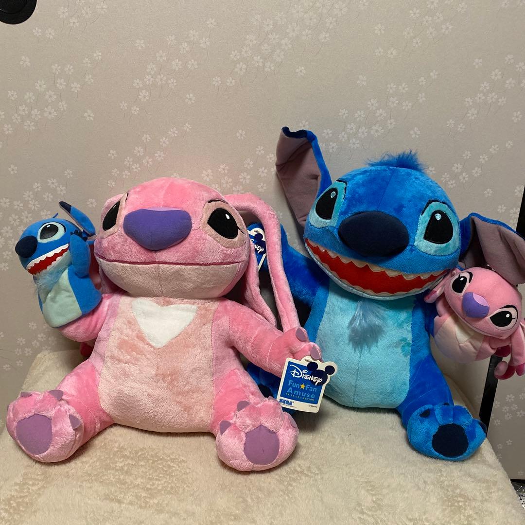 【セール】　ディズニー　スティッチ エンジェル　ぬいぐるみ　パペット　レア　希少