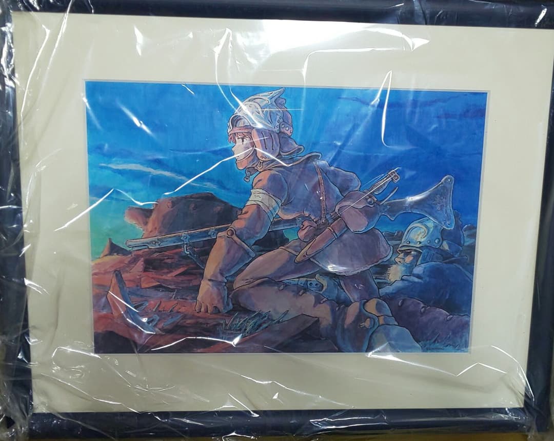 風の谷のナウシカ トルメキア戦役 額装 オリジナルアート 絵画 ( DVD 無)