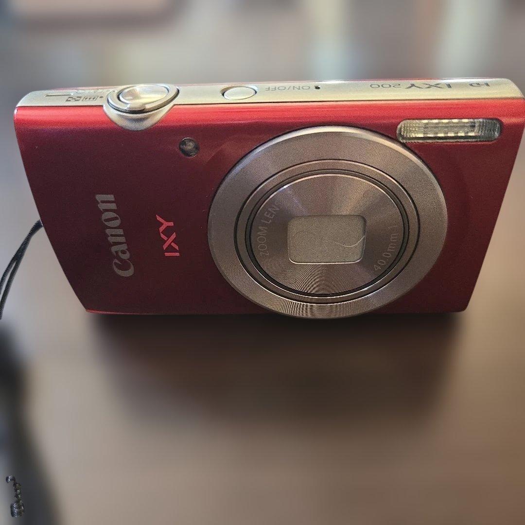 canon IXY 200 レッド 電池付き ジャンク