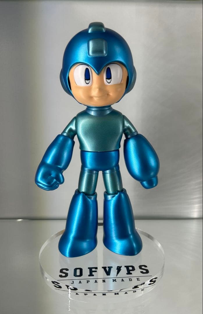 ロックマン　sofvips 開封済　台座付き　フィギュア