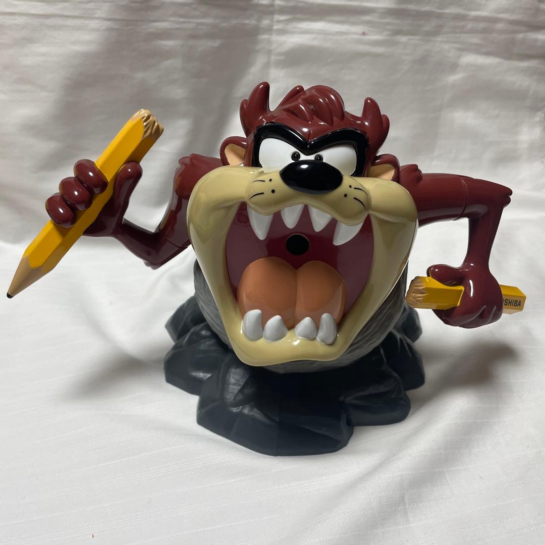 デッドストック90s TOSHIBA タズマニアン.デビル電池式鉛筆削り　完動品