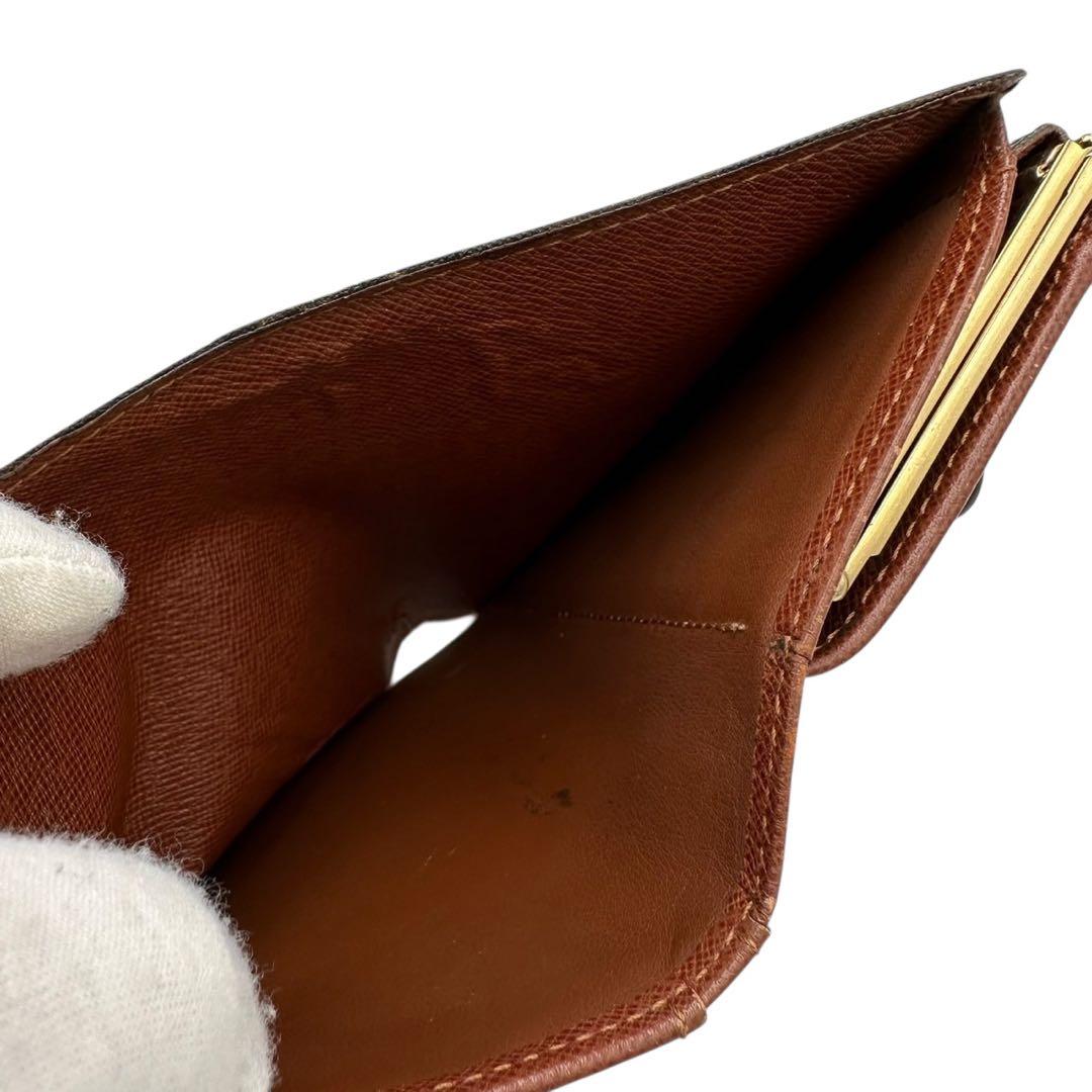 【美品】ルイヴィトン モノグラム ポルトフォイユ ヴィエノワ がま口財布