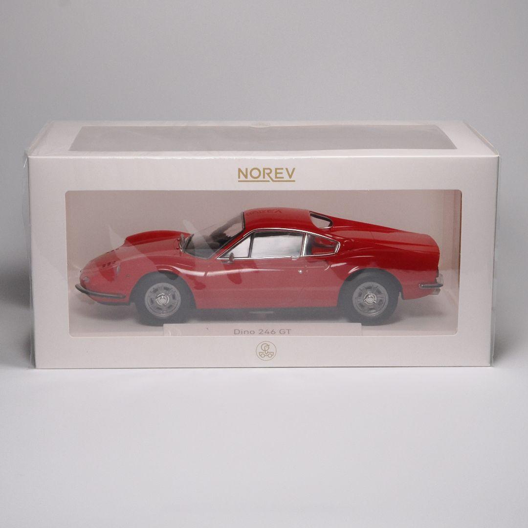 ノレブ 1/18 フェラーリ ディーノ246GT 1968 レッド NOREV