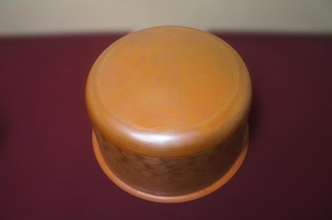 ☆茶道具 立礼棚卓用 銅風炉 銅製 丸炉 410W炭型 電熱器 送料込み