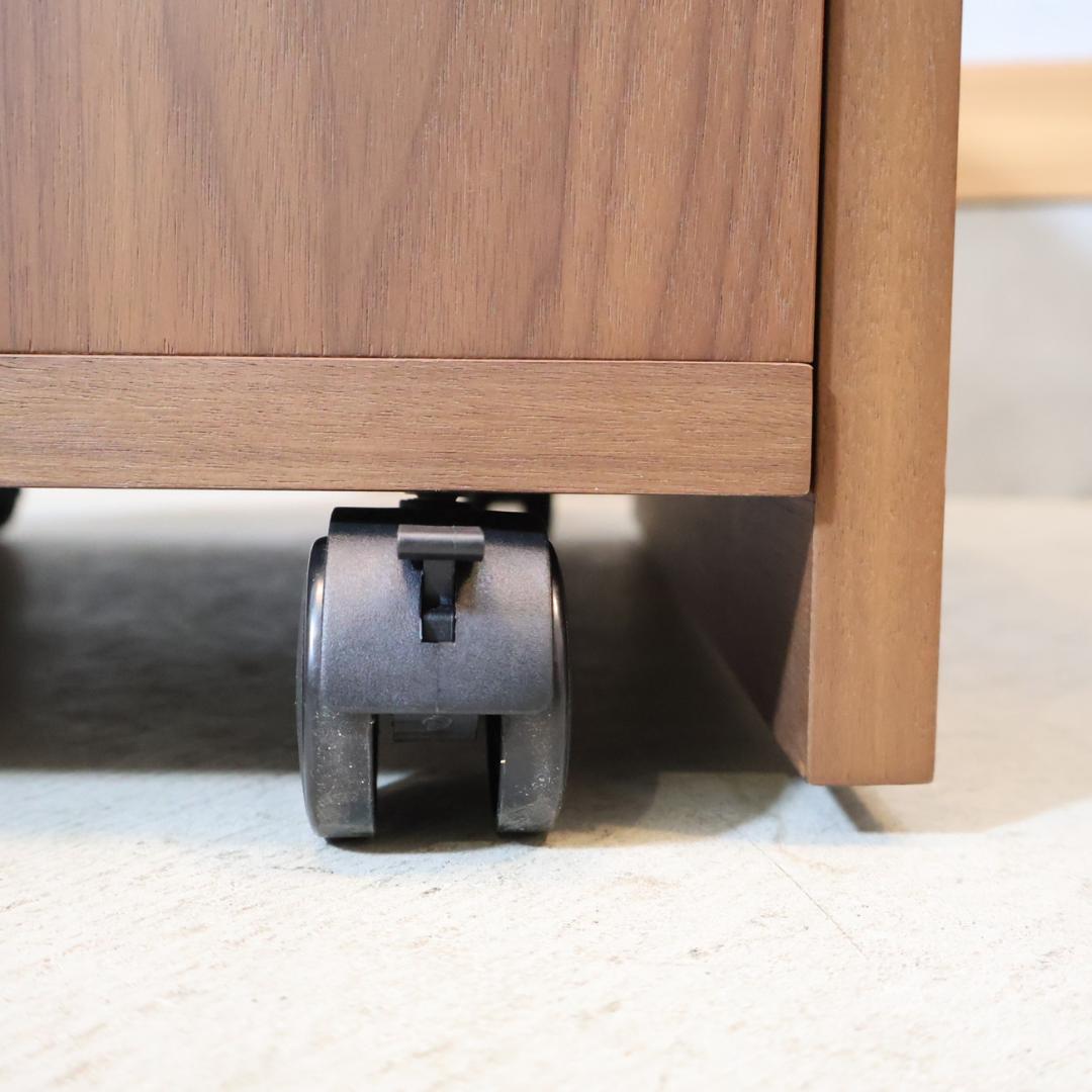 Urthr ウルズ ウォールナット プリンターカート チェストワゴン キャスター