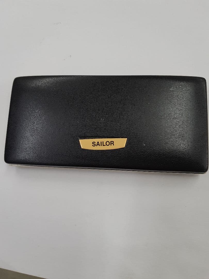 万年筆　黒檀　21K 希少アンティーク　世界の銘木シリーズ　年代物 ケース付