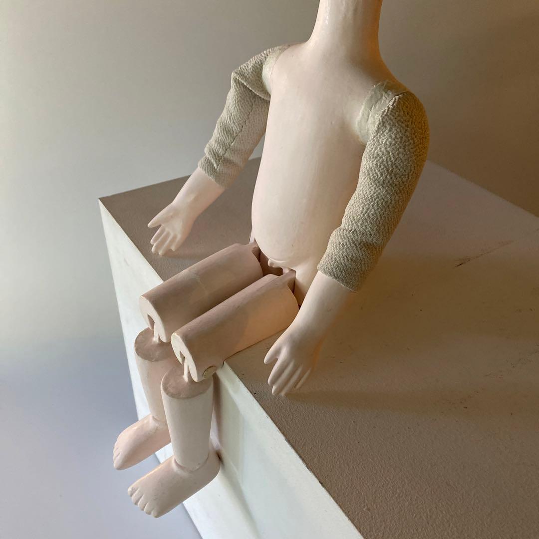 希少 三つ折人形 頭部欠損 関節人形 古道具 骨董 トルソー ドール マネキン