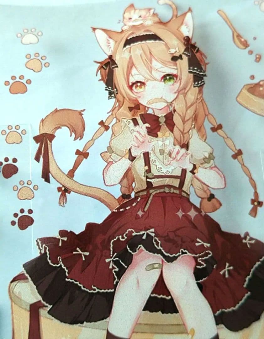 ✩再販✩J43＃猫咪少女(PET)野葵 切り売り海外人物マステ女の子ネコ耳