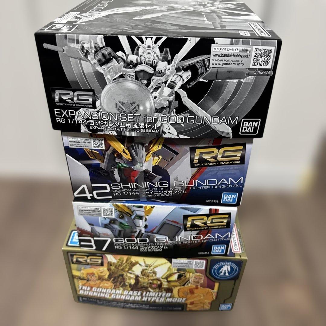 RGシャイニングガンダム、ゴットガンダムセット