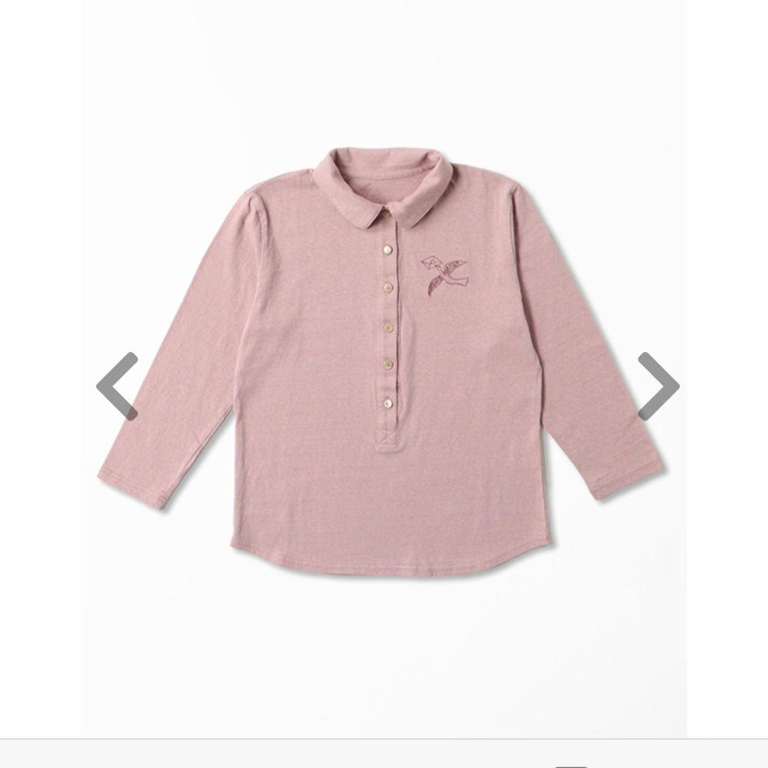 マドモアゼルノンノン　美品試着のみ刺繍入りポロシャツ