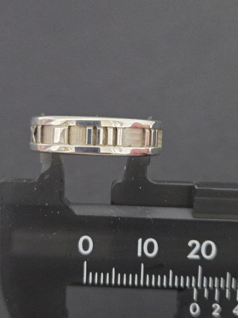 TIFFANYアトラスリング20号新品仕上げ無傷未使用に近い極美品✴️