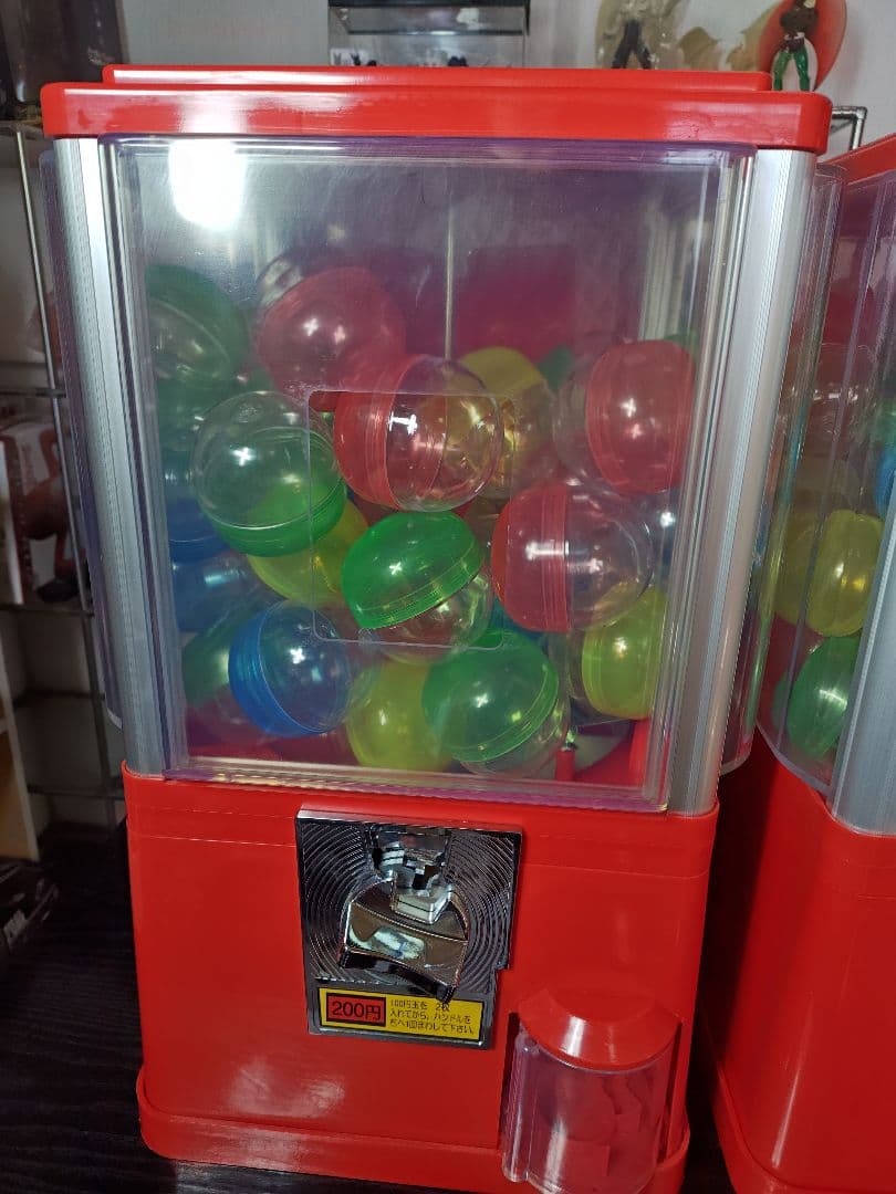 赤い ガチャガチャ本体 2台セット 他でも販売中