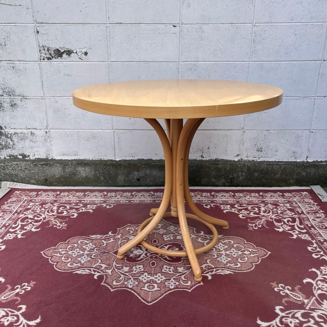 ナチュラルデザイン◾️ ブナ材/ビーチ材 木製ラウンドテーブル 丸テーブル