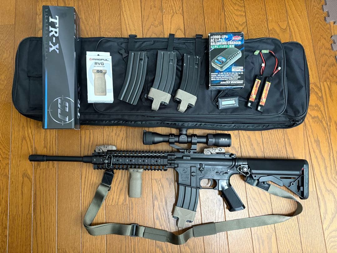 【東京マルイ】レシーライフル 次世代電動ガン リポ仕様 フルセット M4 M16