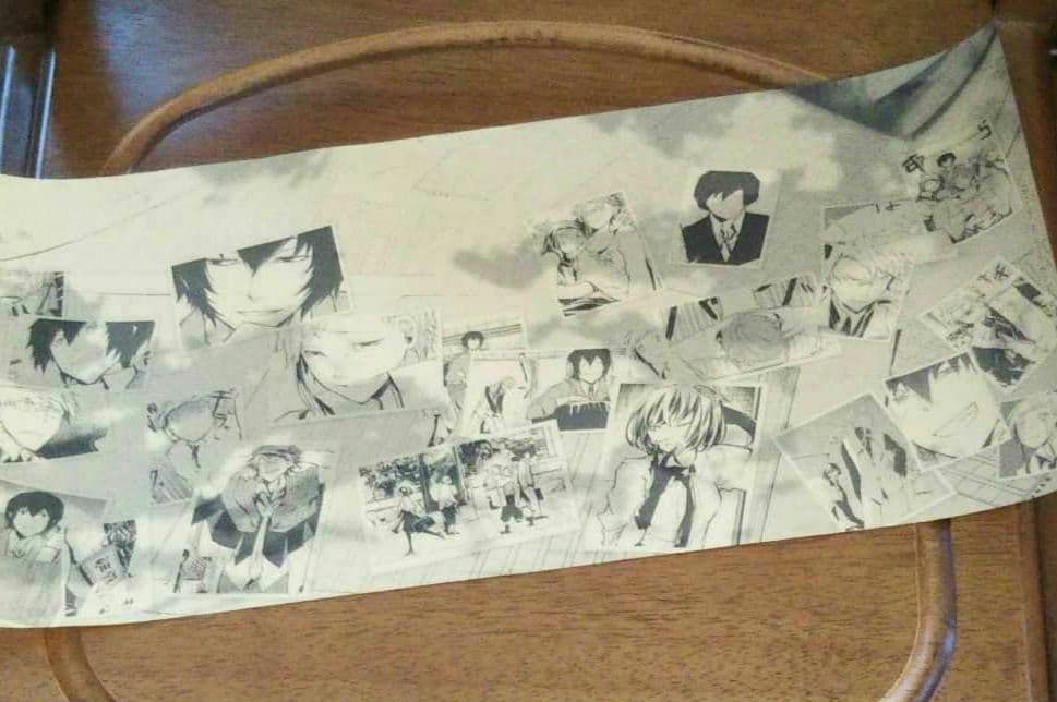 文豪ストレイドッグス 宣伝用ちらし